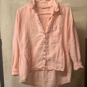 Blush blouse from Anthropologie